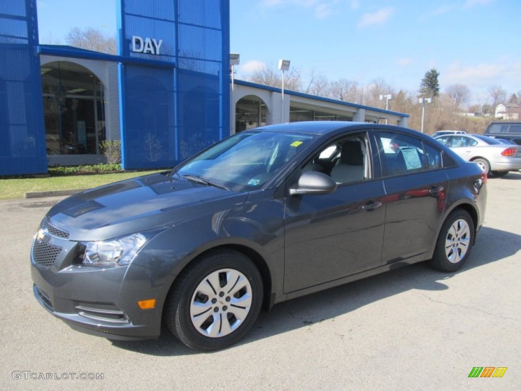 2013 Cruze LS - Cyber Gray Metallic / Jet Black/Medium Titanium photo #1