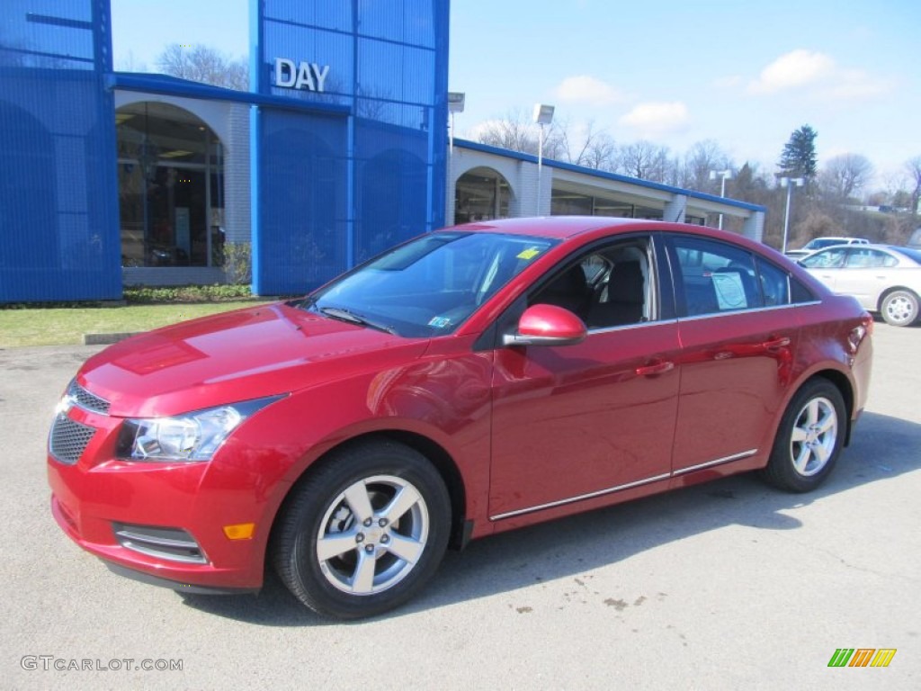 2013 Cruze LT - Crystal Red Metallic Tintcoat / Jet Black photo #1