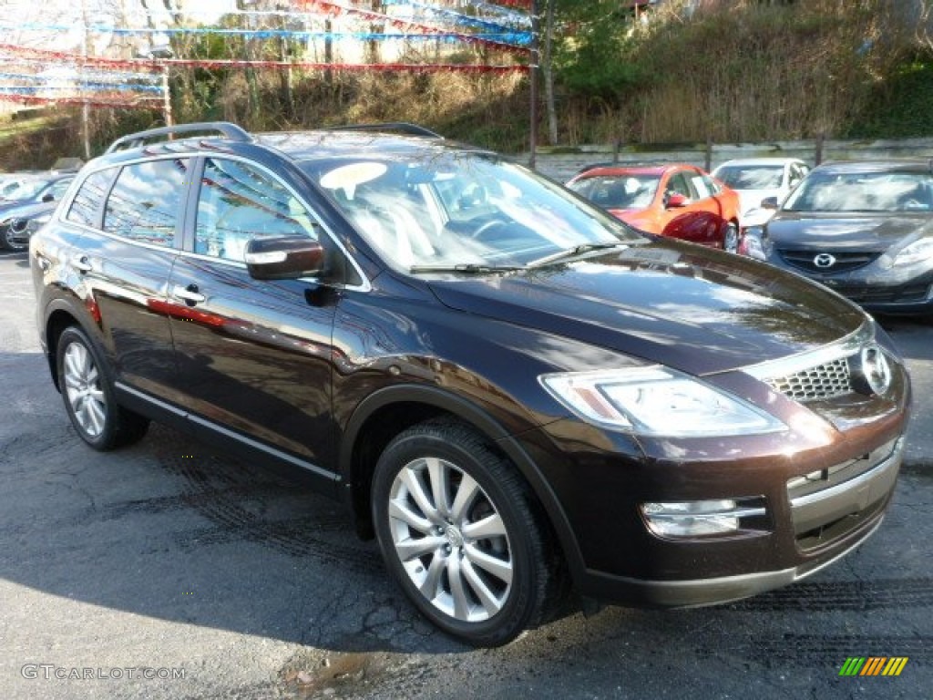 Black Cherry Mica 2008 Mazda CX-9 Grand Touring AWD Exterior Photo #77141236
