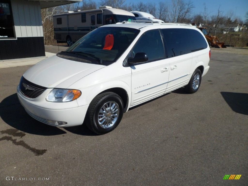 Stone White 2001 Chrysler Town & Country Limited Exterior Photo #77141611