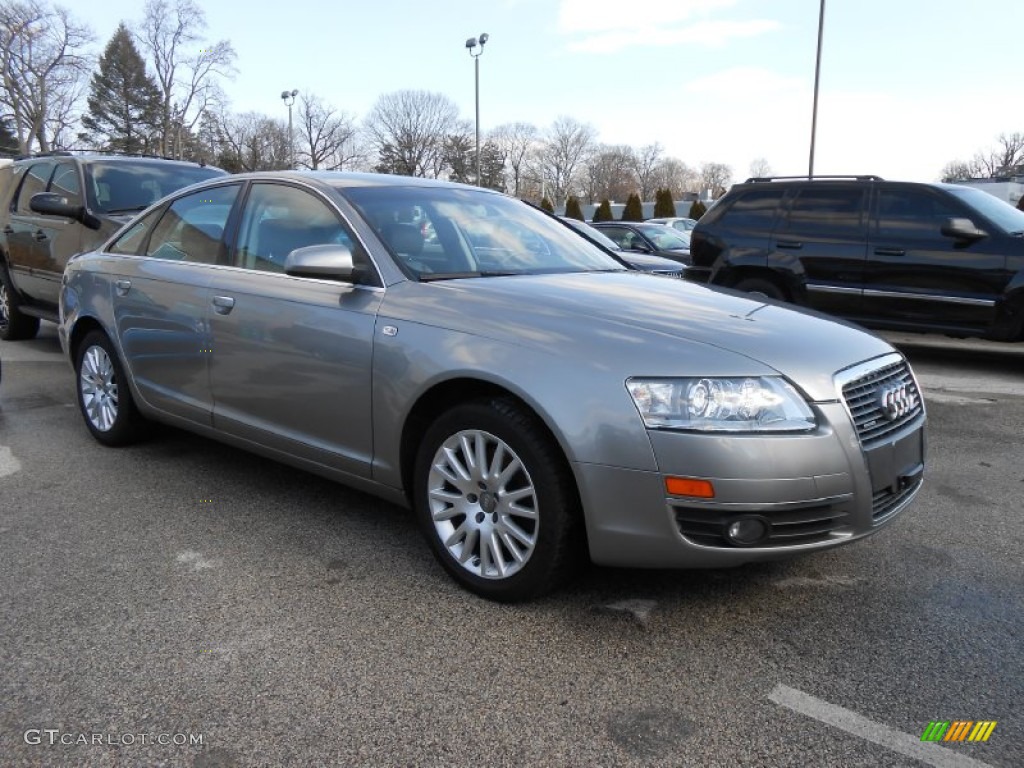 2006 A6 3.2 quattro Sedan - Atlas Grey Metallic / Platinum photo #3