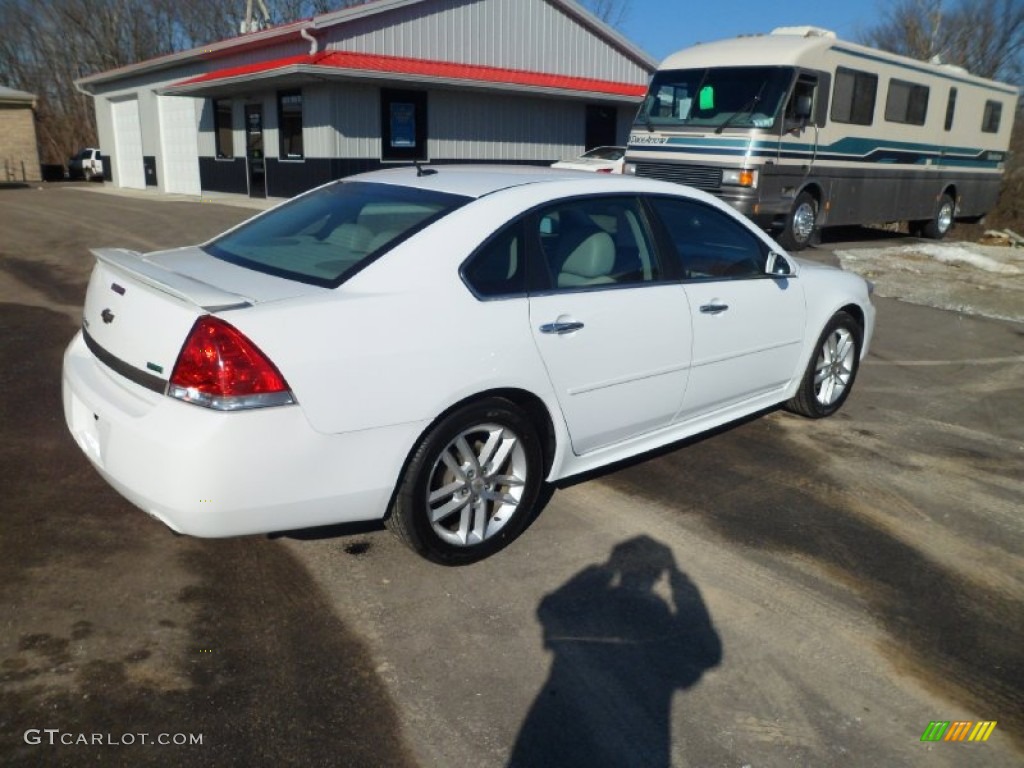 2010 Impala LTZ - Summit White / Gray photo #6