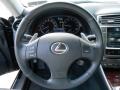 Black 2007 Lexus IS 250 AWD Steering Wheel