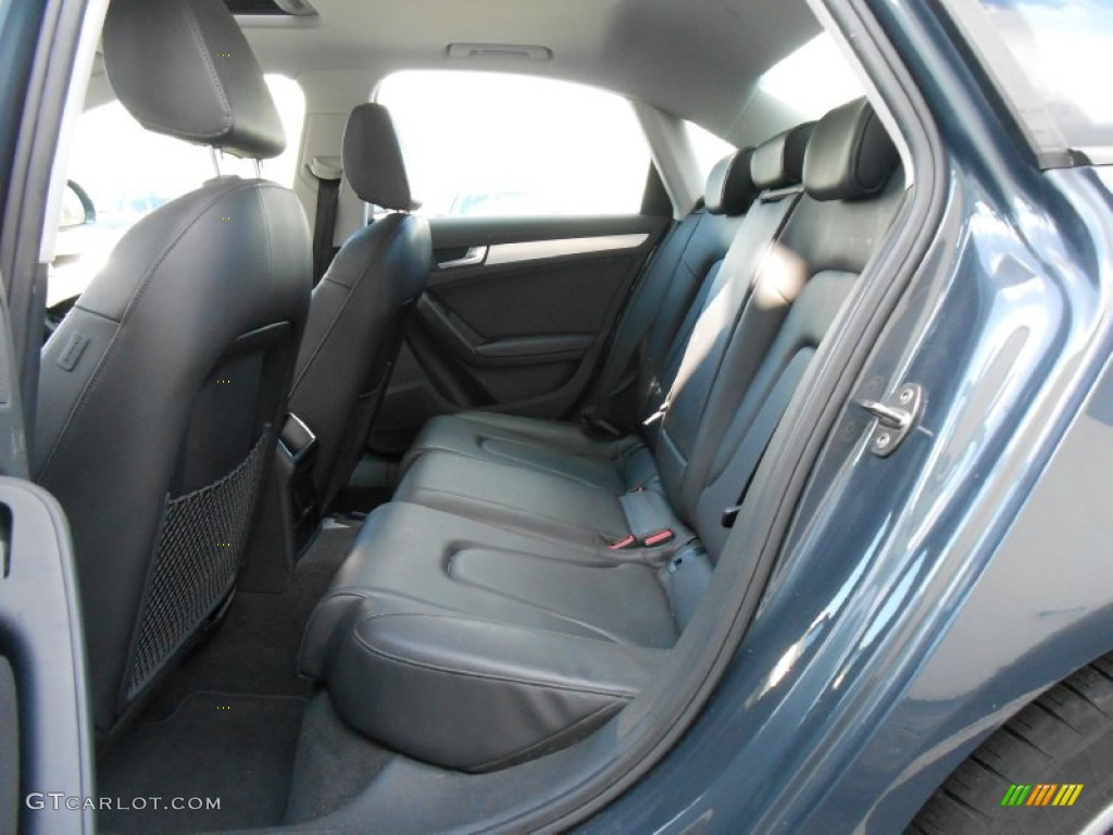 Black Interior 2009 Audi A4 2.0T Premium quattro Sedan Photo #77143507