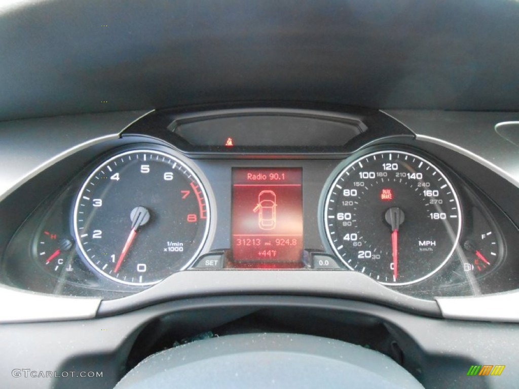 2009 Audi A4 2.0T Premium quattro Sedan Gauges Photos