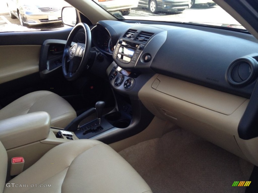 2010 Toyota RAV4 Limited 4WD Sand Beige Dashboard Photo #77143715
