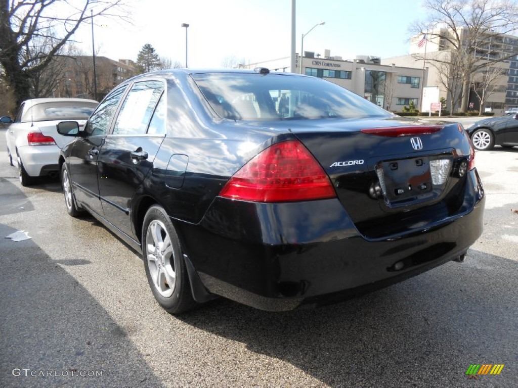 Nighthawk Black Pearl 2007 Honda Accord EX-L Sedan Exterior Photo #77143775