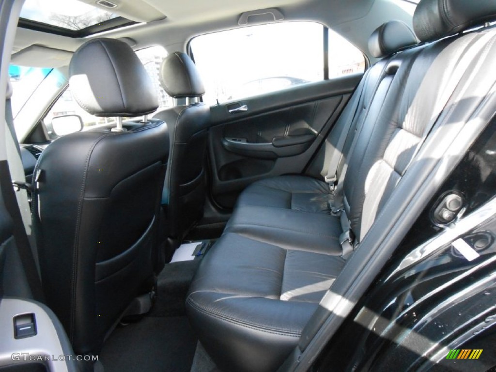 2007 Honda Accord EX-L Sedan Rear Seat Photo #77143904