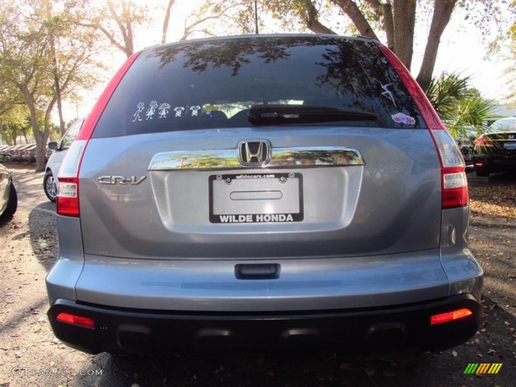 2008 CR-V EX - Glacier Blue Metallic / Gray photo #3