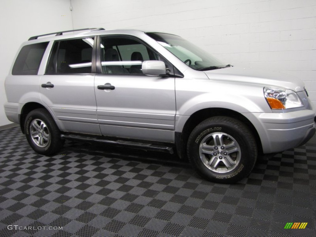 2005 Pilot EX 4WD - Billet Silver Metallic / Gray photo #3