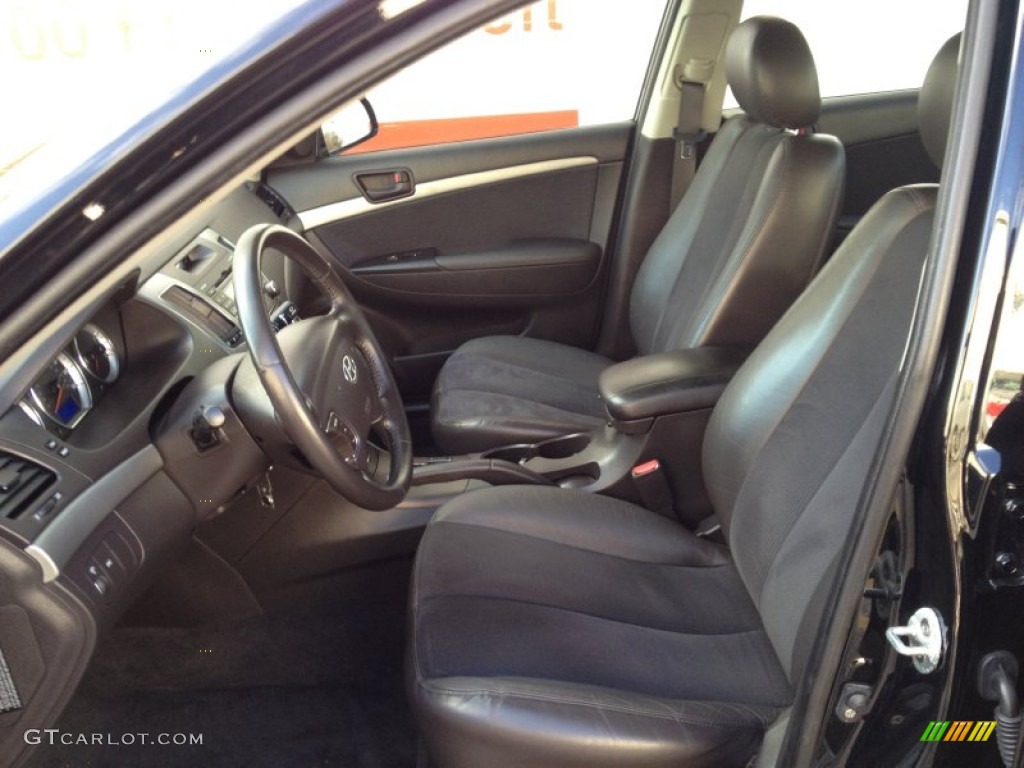 2009 Hyundai Sonata SE V6 Front Seat Photos