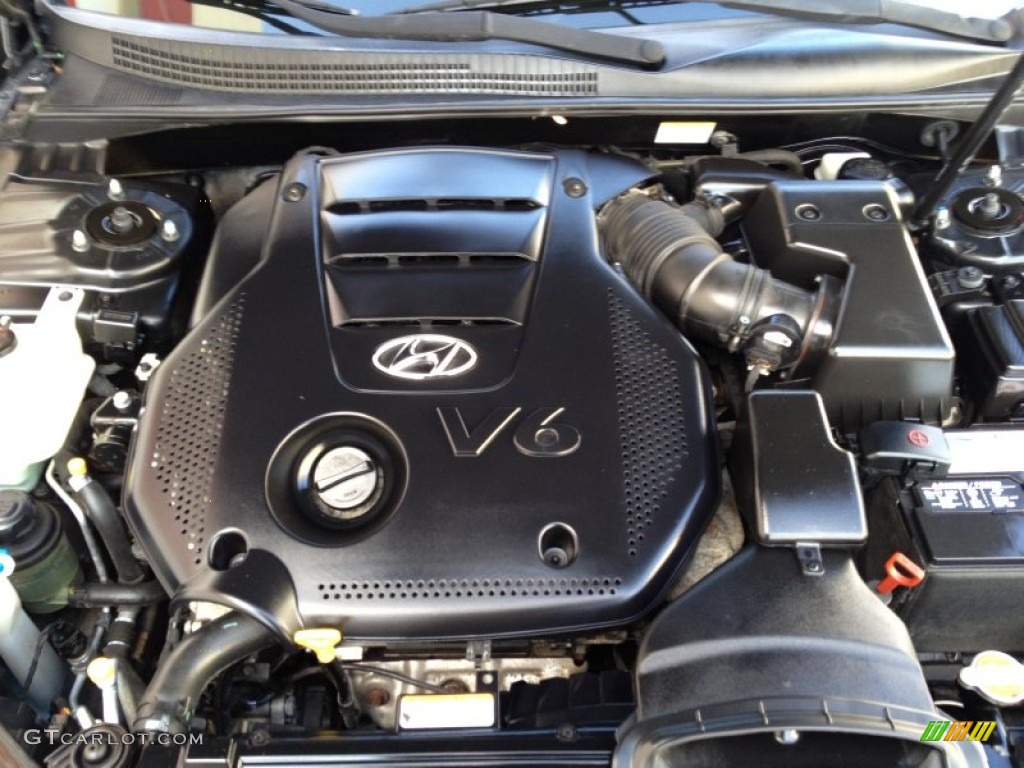 2009 Hyundai Sonata SE V6 3.3 Liter DOHC 24 Valve VVT V6 Engine Photo #77144783