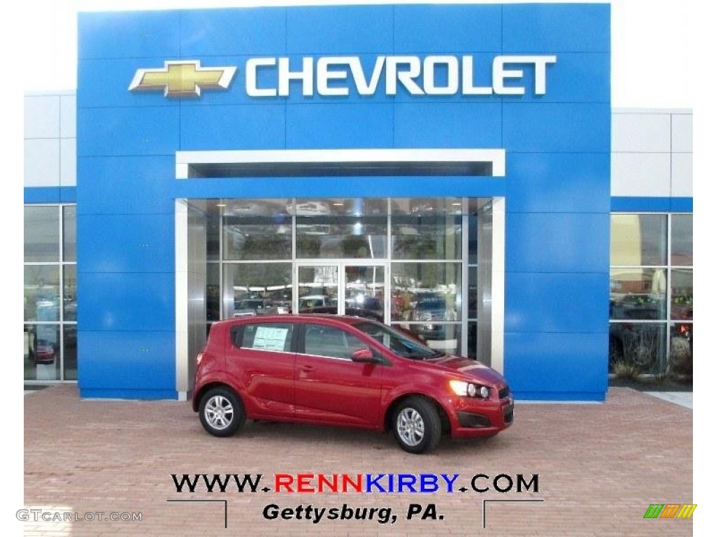 Crystal Red Tintcoat Chevrolet Sonic