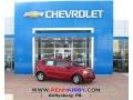 2013 Crystal Red Tintcoat Chevrolet Sonic LT Hatch  photo #1