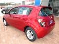 2013 Crystal Red Tintcoat Chevrolet Sonic LT Hatch  photo #2