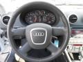 2010 Audi A3 Black Interior Steering Wheel Photo