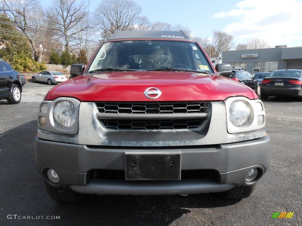 2002 Xterra SE V6 SC 4x4 - Molten Lava Metallic / Gray Celadon photo #2