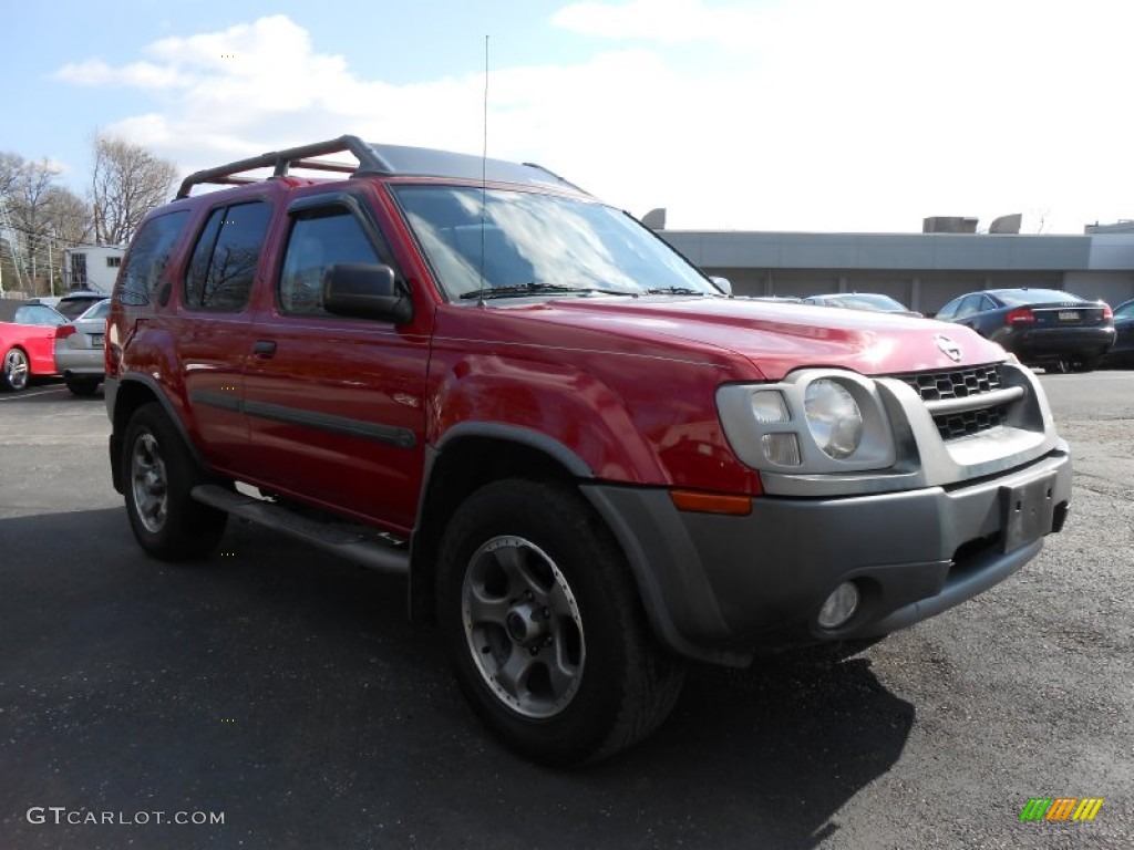 2002 Xterra SE V6 SC 4x4 - Molten Lava Metallic / Gray Celadon photo #3