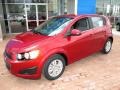 2013 Crystal Red Tintcoat Chevrolet Sonic LT Hatch  photo #10