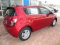 2013 Crystal Red Tintcoat Chevrolet Sonic LT Hatch  photo #11