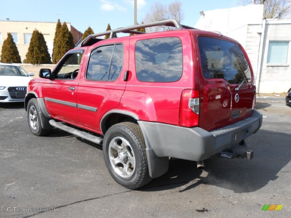 2002 Xterra SE V6 SC 4x4 - Molten Lava Metallic / Gray Celadon photo #7