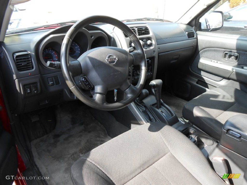 Gray Celadon Interior 2002 Nissan Xterra SE V6 SC 4x4 Photo #77145641