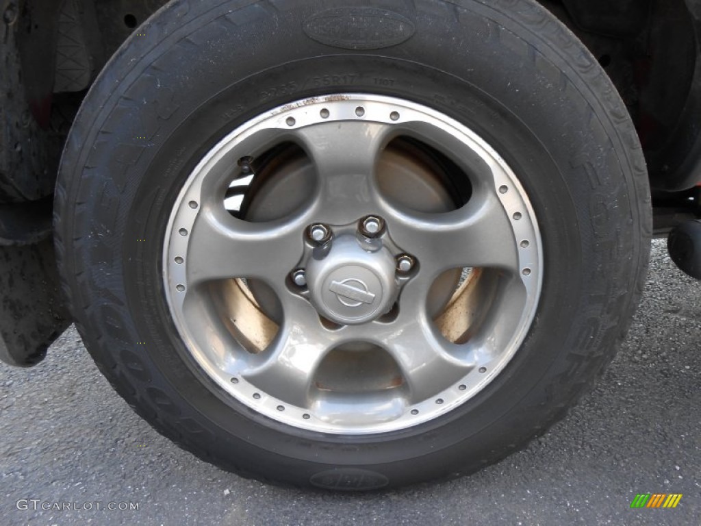 2002 Nissan Xterra SE V6 SC 4x4 Wheel Photo #77145891