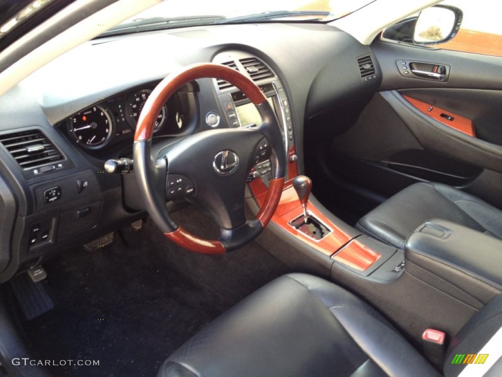 Black Interior 2007 Lexus ES 350 Photo #77146005