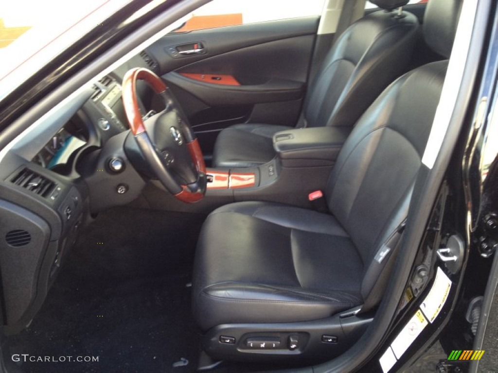 Black Interior 2007 Lexus ES 350 Photo #77146022