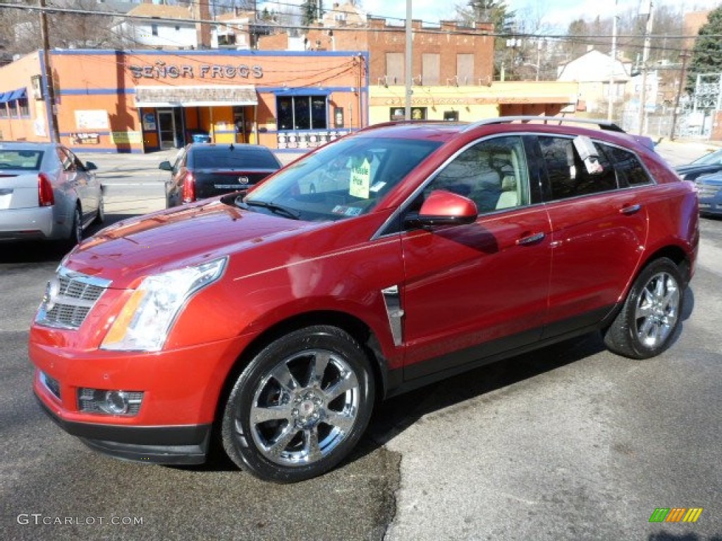 Crystal Red Tintcoat 2010 Cadillac SRX 4 V6 AWD Exterior Photo #77146349
