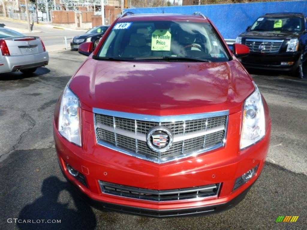 Crystal Red Tintcoat 2010 Cadillac SRX 4 V6 AWD Exterior Photo #77146542