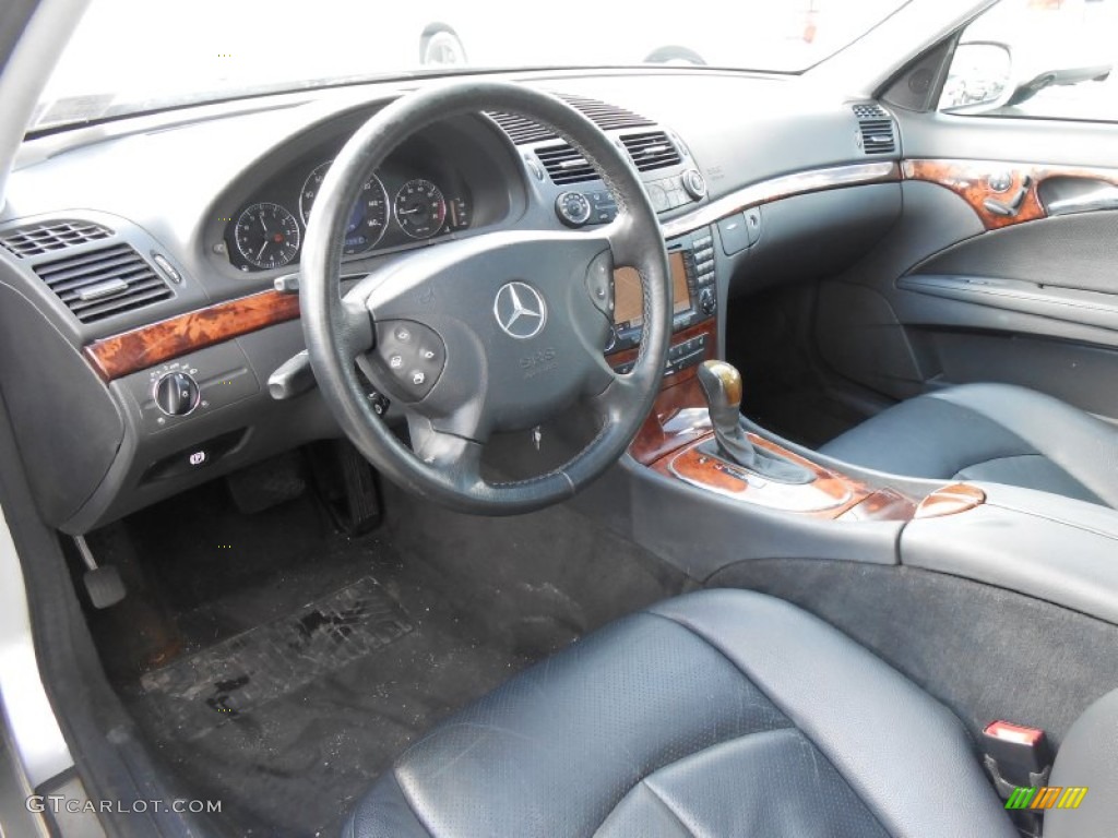 Charcoal Interior 2004 Mercedes-Benz E 320 4Matic Wagon Photo #77147333
