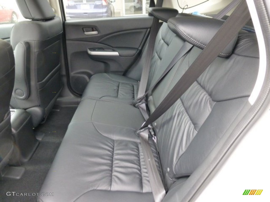2013 CR-V EX-L AWD - White Diamond Pearl / Black photo #11
