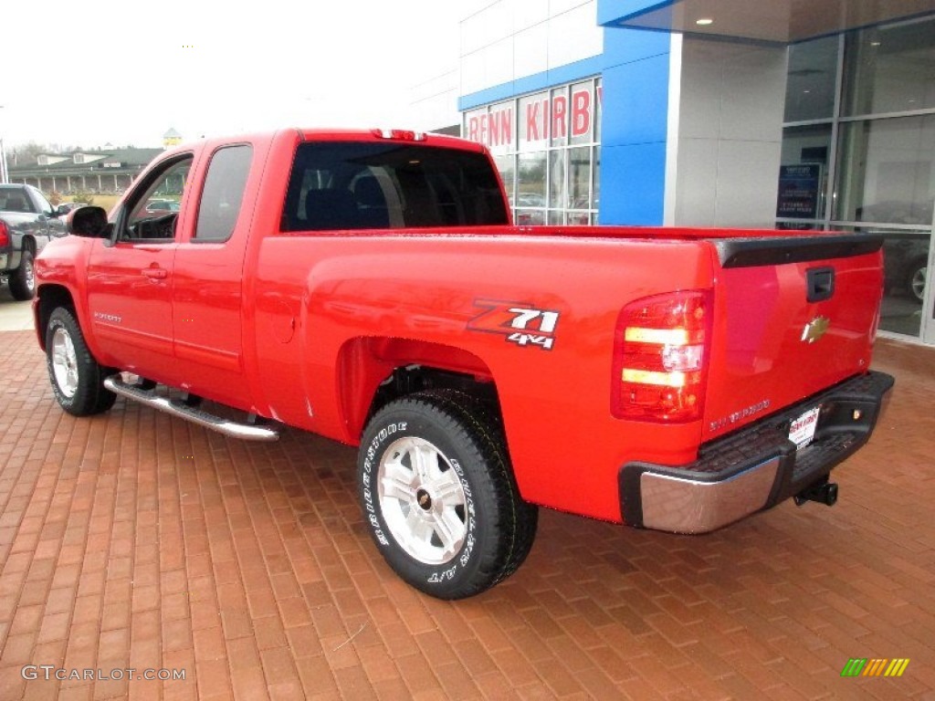 2013 Silverado 1500 LT Extended Cab 4x4 - Victory Red / Ebony photo #2