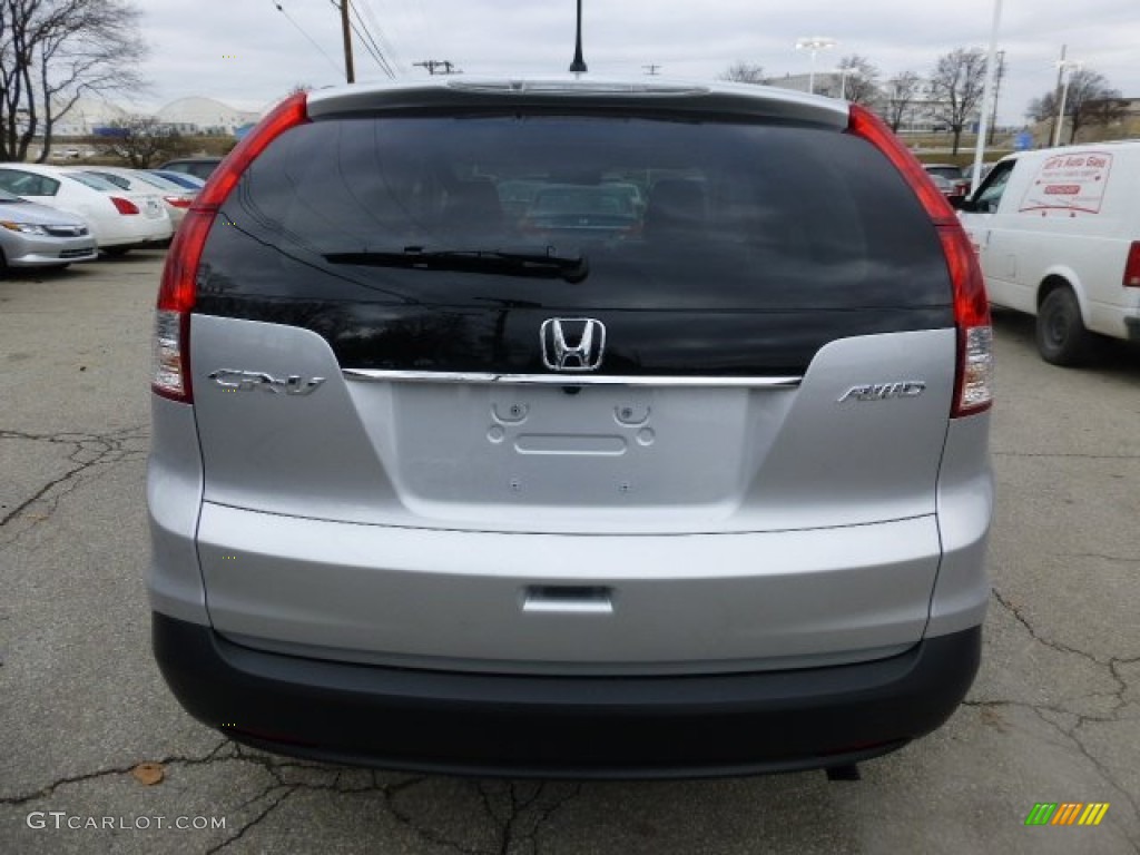 2013 CR-V EX AWD - Alabaster Silver Metallic / Gray photo #3