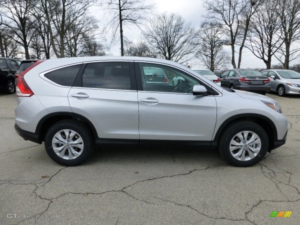 2013 CR-V EX AWD - Alabaster Silver Metallic / Gray photo #5