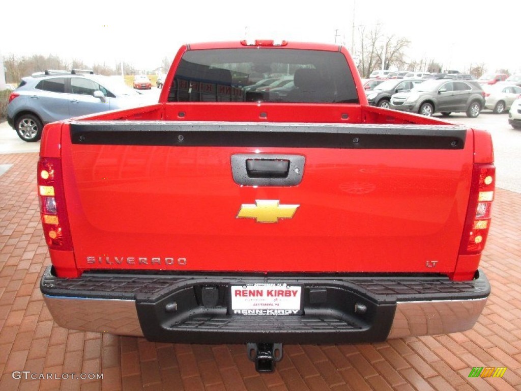 2013 Silverado 1500 LT Extended Cab 4x4 - Victory Red / Ebony photo #14