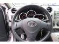 2009 Toyota Matrix Ash Gray Interior Steering Wheel Photo