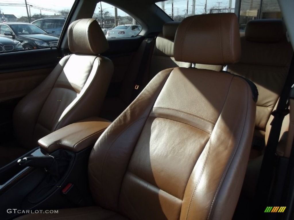 2007 3 Series 335i Coupe - Jet Black / Saddle Brown/Black photo #10