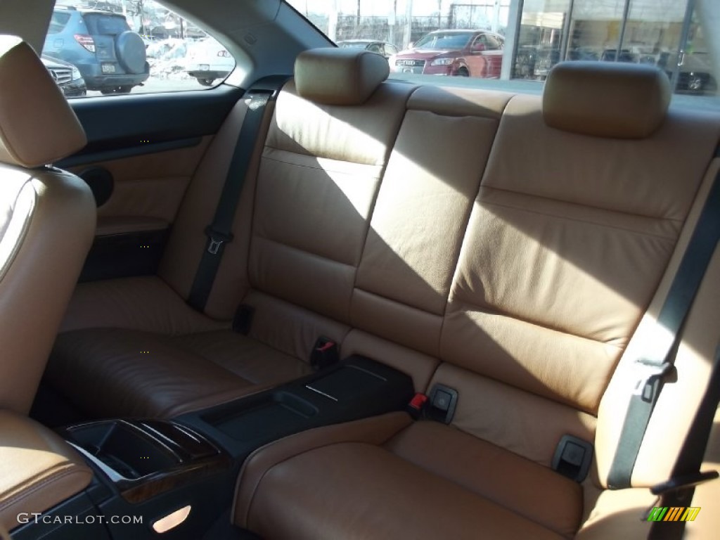 2007 3 Series 335i Coupe - Jet Black / Saddle Brown/Black photo #11