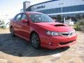 2009 Lightning Red Subaru Impreza WRX Sedan  photo #1