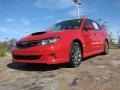 2009 Lightning Red Subaru Impreza WRX Sedan  photo #2