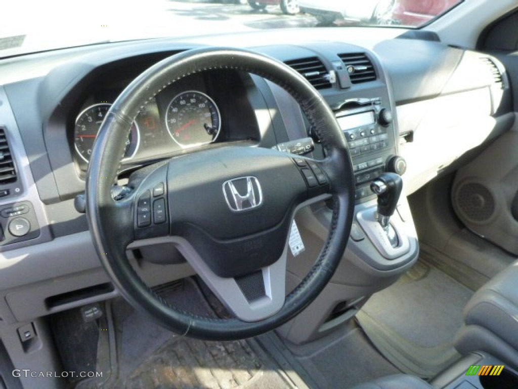 2008 Honda CR-V EX-L 4WD Gray Dashboard Photo #77149964