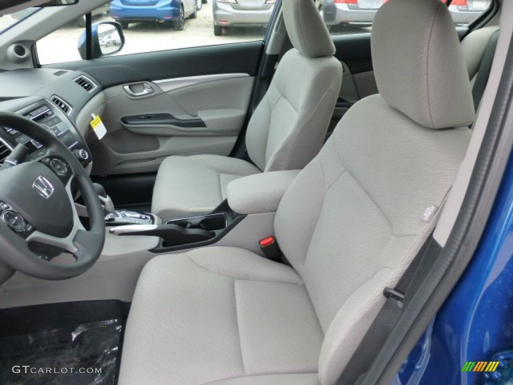 Gray Interior 2013 Honda Civic EX Sedan Photo #77149981