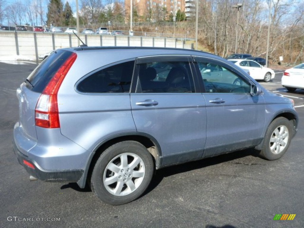 2008 CR-V EX-L 4WD - Glacier Blue Metallic / Gray photo #11