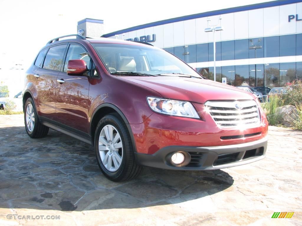 2009 Tribeca Limited 5 Passenger - Ruby Red Pearl / Desert Beige photo #1