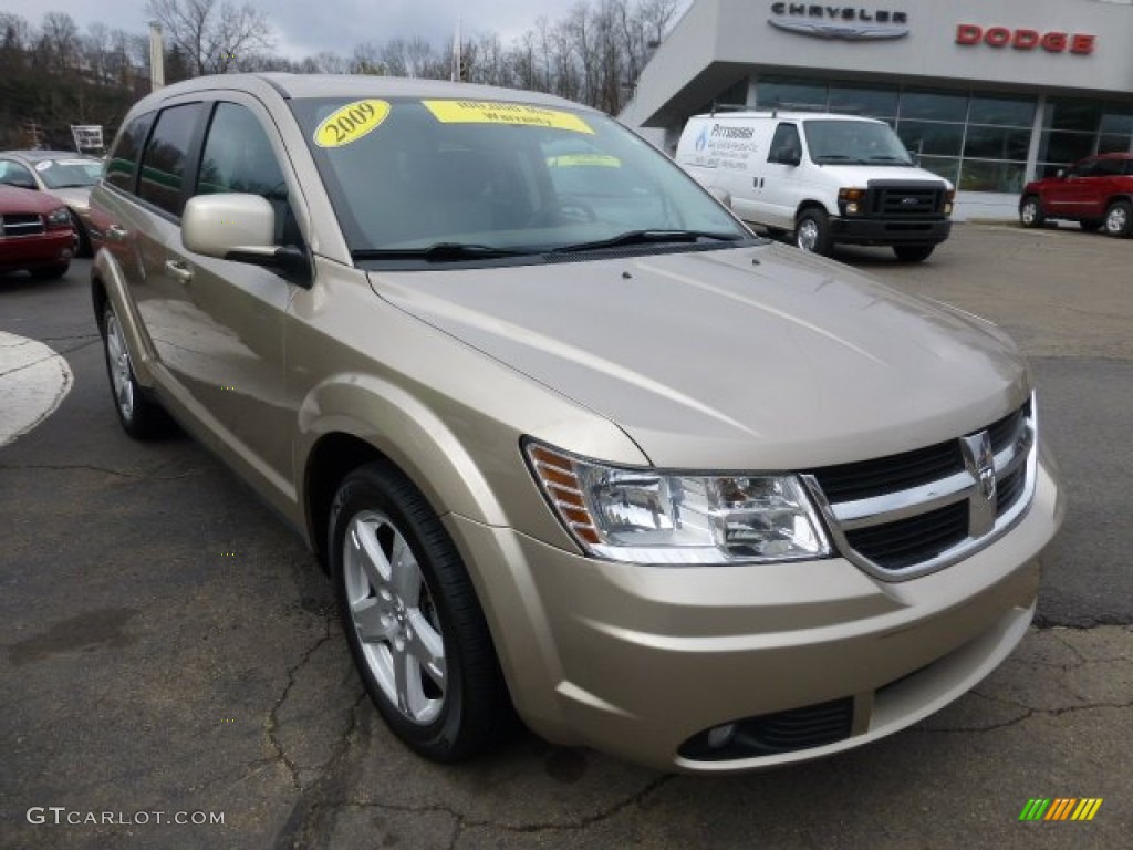 Light Sandstone Metallic 2009 Dodge Journey SXT AWD Exterior Photo #77150733