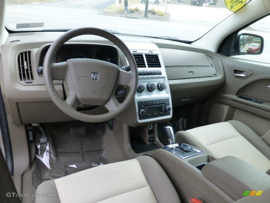 Pastel Pebble Beige Interior 2009 Dodge Journey SXT AWD Photo #77150810