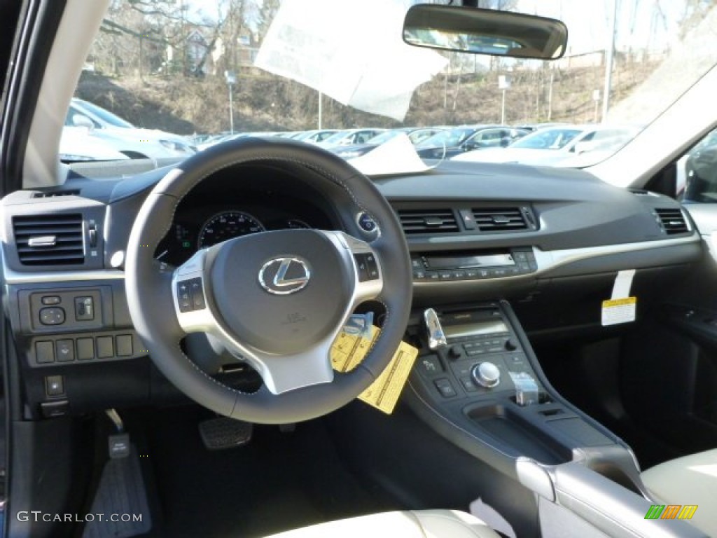 2013 Lexus CT 200h Hybrid Ecru Dashboard Photo #77151051