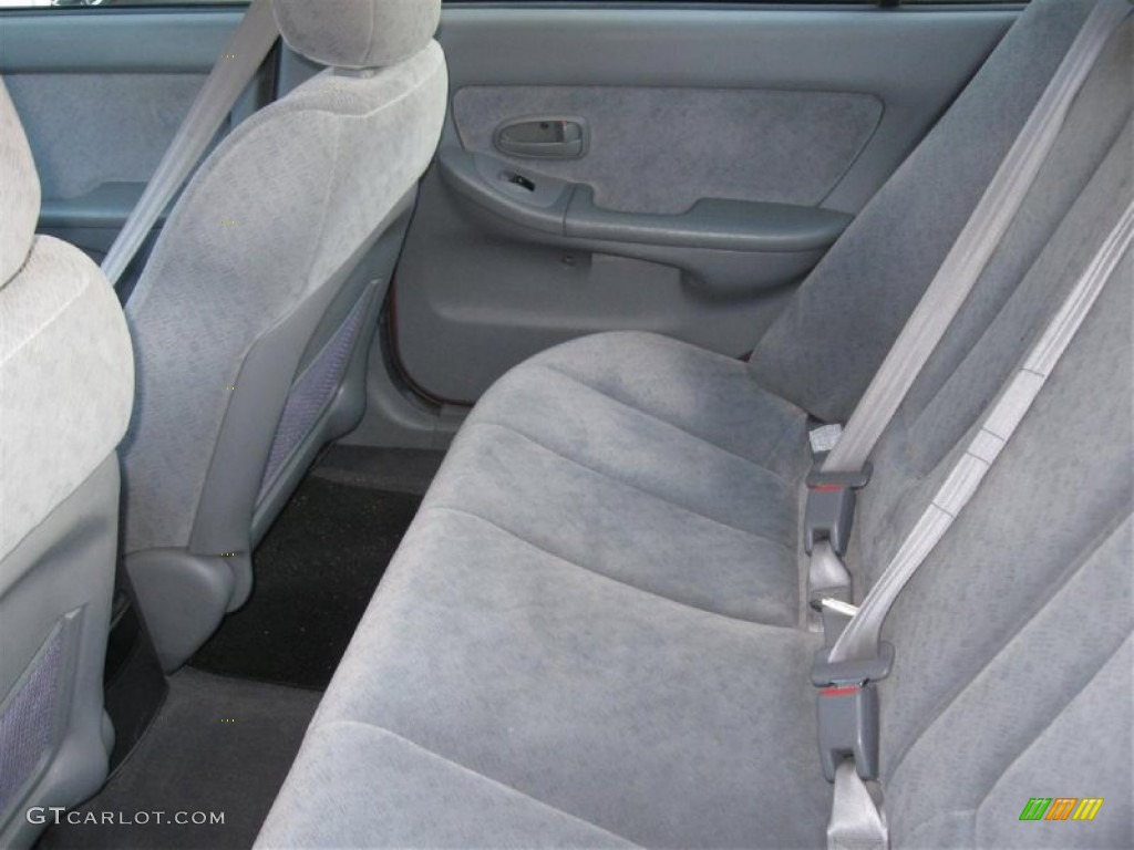 2004 Elantra GLS Sedan - Crimson Dark Red / Gray photo #13